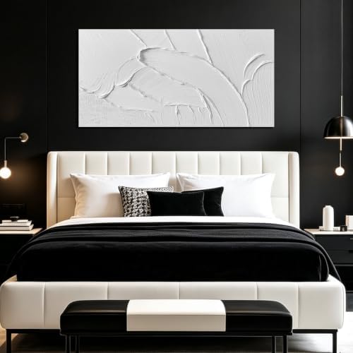 MDHKVPM Hand Painted 3D Thick Texture Relief Abstract Canvas Art - Image 5
