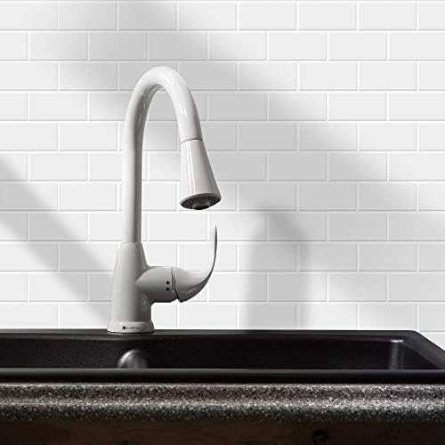 STICKGOO 10-Sheet Backsplash Peel and Stick Subway Tile, Self Adhesive Vinyl - Image 2