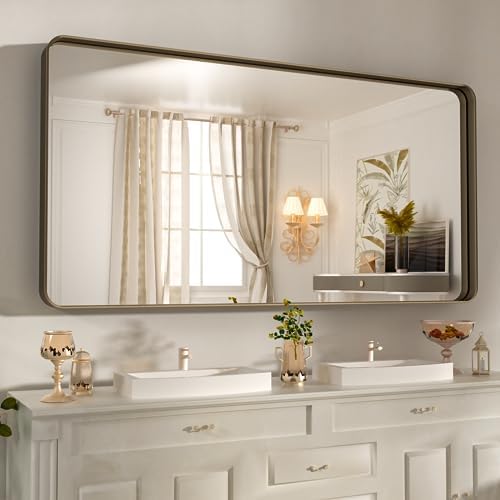 WEER Bronze Bathroom Vanity Mirror 60X36 Inch by WEER