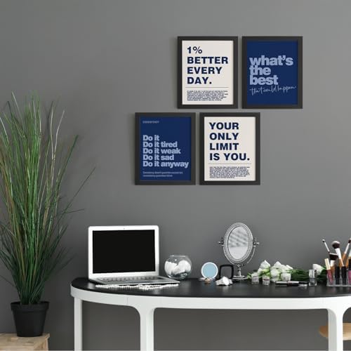 DSHFG Motivational Inspirational Office Wall Art Decor Prints 4Pcs - Image 4