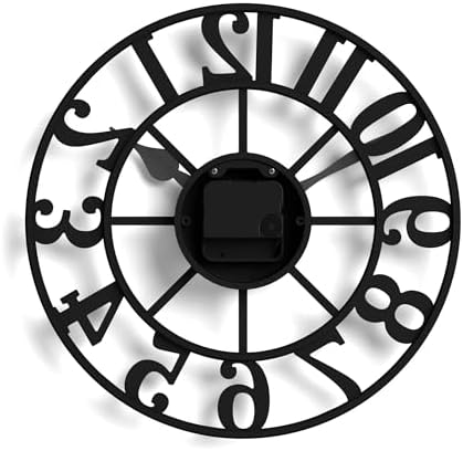 JONES CLOCKS® Lighthouse wall Clock | Sculptural Skeleton Clock | Black - Image 7