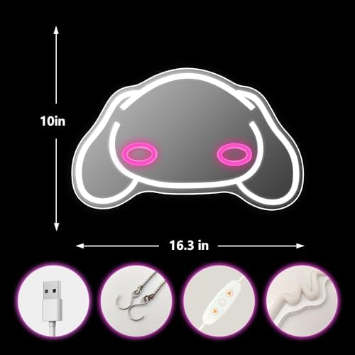 Anime Mirror Neon sign Dimmable Led Sign - Image 3