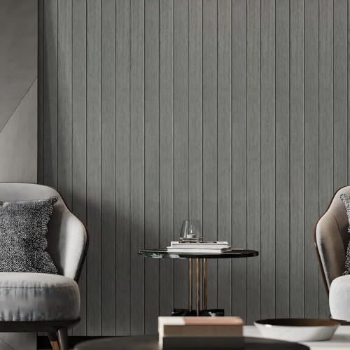 Thick Wood Slat Wall Panels, Modern 3D Peel and Stick, 15.75"x118" - Image 3