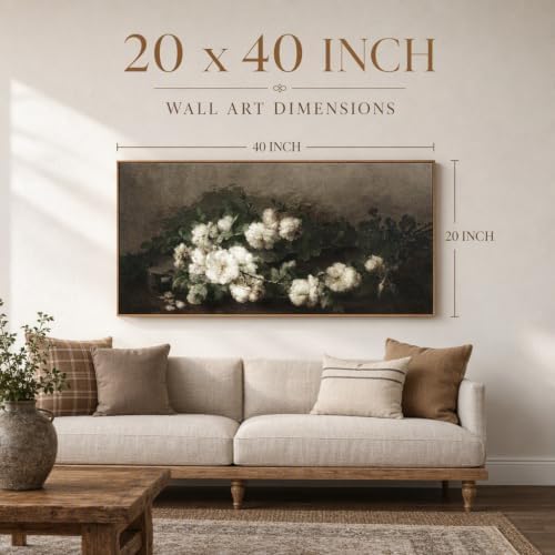 DJSYLIFE Vintage Framed Wall Art, 20x40 Inch - Image 4