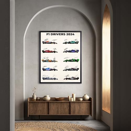 InkFlow Posters Car Racing Canvas Poster - Image 4