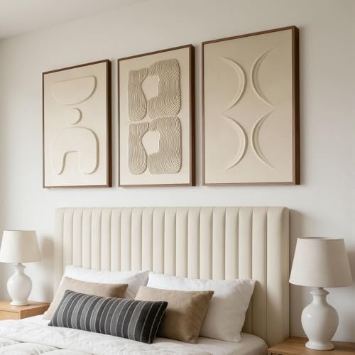 Thalasse Large 3-Piece 3D Textured Wall Art - Image 6
