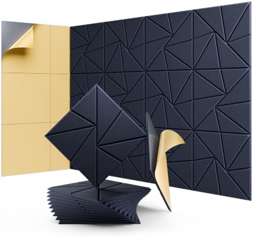 12 Pack Acoustic Panels, Sound Proof Foam Panels by LEIYER