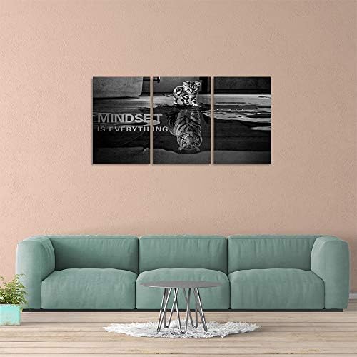 Yetaryy Inspirational Canvas Wall Art Large 3 Pieces Motivational Wall Art - Image 2