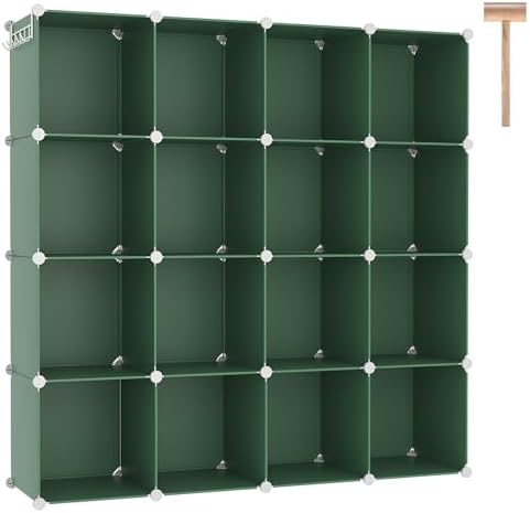 C&AHOME 16 Cube Storage Organizer Cube Shelf Units Storage Cubes by CAHOME