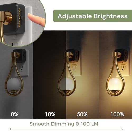 L LOHAS LED Night Lights Plug Into Wall, Dusk to Dawn Sensor - Image 3