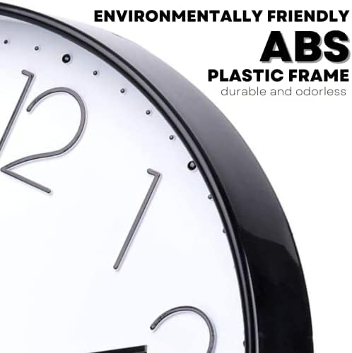 12 Inch Silent Wall Clocks Battery Operated Non-Ticking Round Clock Modern - Image 5