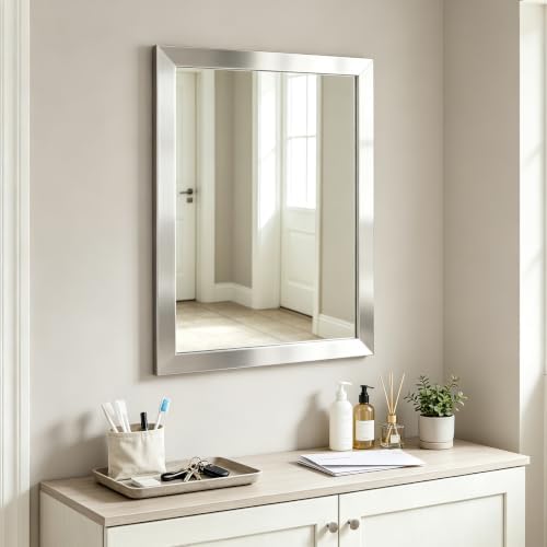 Rectangular Wall Mirror 20x16 Inch Bathroom Mirror - Image 7