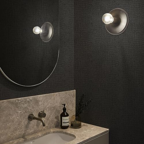 Zeeko Black Crocodile Peel and Stick Wallpaper 17.3" X 394" - Image 3