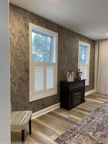 32x590in Extra Wide Grey Concrete Wallpaper Peel and Stick 3D Cement Look - Image 5