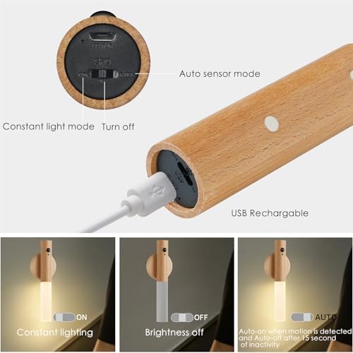 Montford Wall Sconces Set of Two Battery Operated, Motion Sensor Night Light - Image 4
