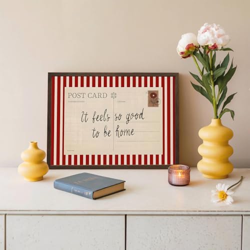 Vintage It Feels so Good to be Home Wall Art Mid Century Positive Quote - Image 2