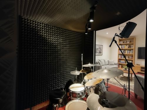 Foneso 12 Pack Sound Proof Foam Panels - Image 3