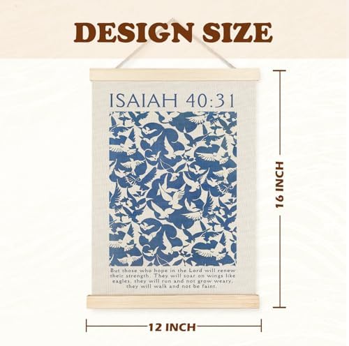 Supwhd Isaiah 40:31 Eagles Christian Wall Art - Image 6