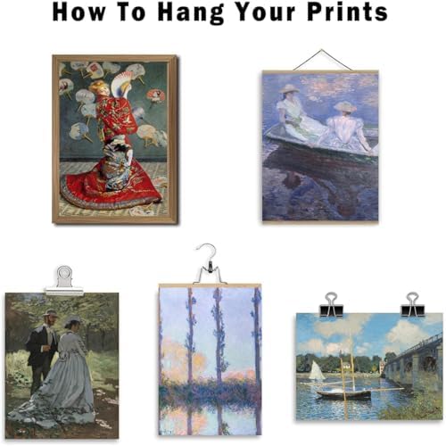 KBKBART 17pcs Claude Monet Eclectic Home Decor Aesthetic - Image 3