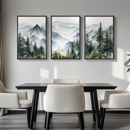 Large Framed Landscape Wall Art - Image 4