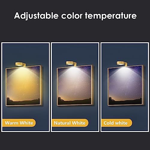 3-Pack Picture Light Battery Operated, Magnetic Led Lights - Image 2
