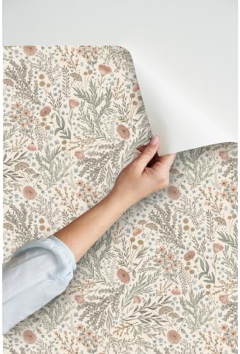 Spoonflower Forest Foliage Peel and Stick Wallpaper - Image 3