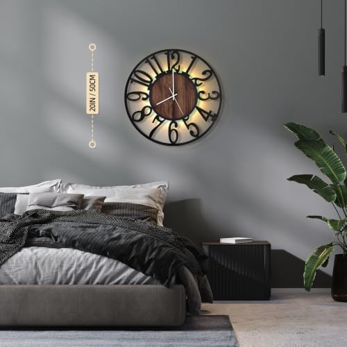 LEIKE Battery Operated Wall Clocks - Image 2