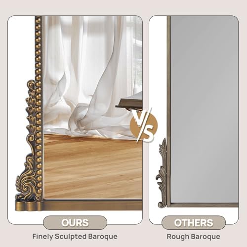 24"X32" Vintage Baroque Wall Mirror - Image 3