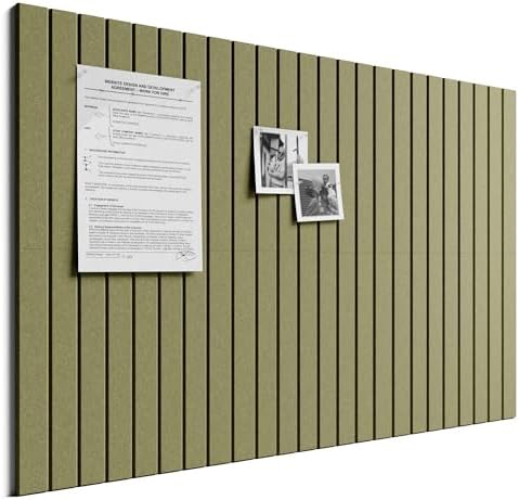 Bumusty 36"x 24" Large Felt Bulletin Board Tiles by BUMUSTY