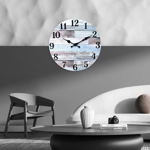 XNM Wood Extra Large Clocks Battery Operated Decorative 24 Inch - Image 2