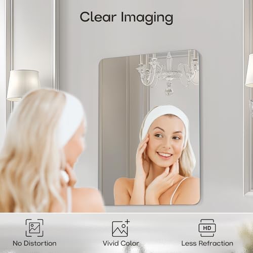 USHOWER Frameless Bathroom Mirror - Image 2