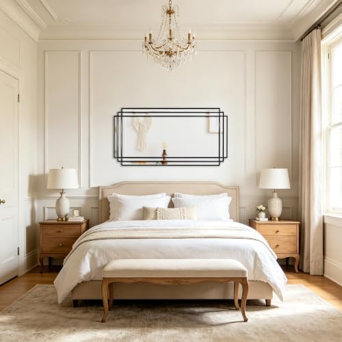47"x24" Large Rectangle Beveled Mirror - Image 7