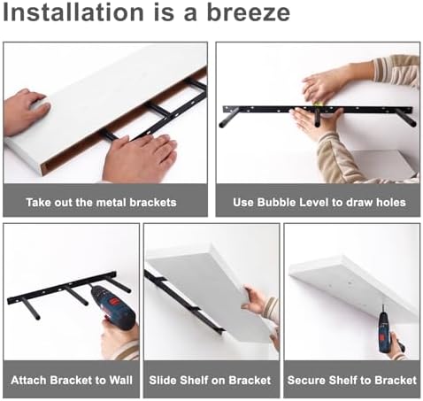 Fixwal Floating Wall Shelves for Decor - Image 7