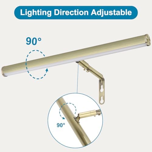 LED Picture Lights for Paintings Plug in, 14 Inch 4W Adjustable Art Light - Image 2