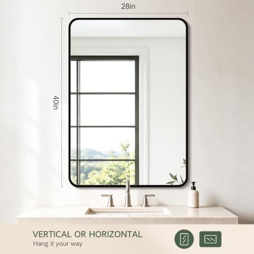 Bathroom Vanity Mirror, 40”x28” Wall Mirror - Image 2