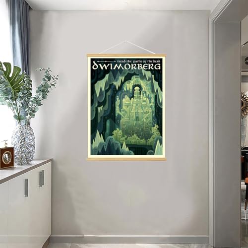 Middle Earth Landscape Wall Art Prints Canvas PaintingFantasy Posters, Wall - Image 3