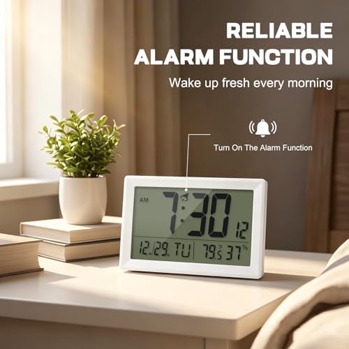 Digital Wall Clock Battery Operated - Image 6