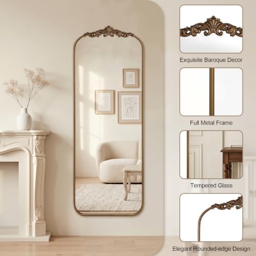Vintage Mirror Full Length - Image 4