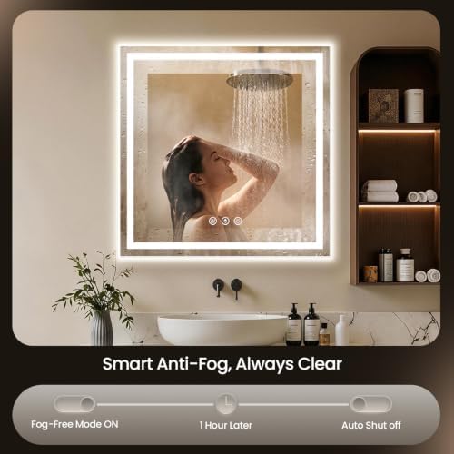 36"x36" LED Bathroom Mirror - Image 2
