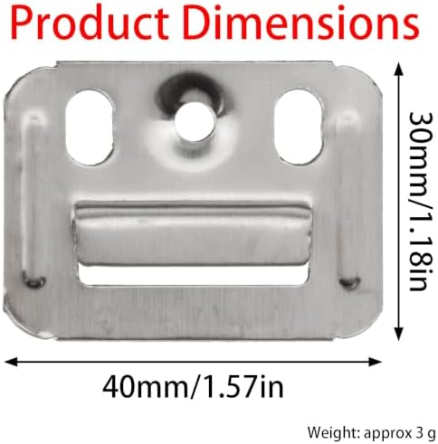 100PCS Wall Panel Clips, PVC Buckle Stainless Steel Panel Clamps - Image 2