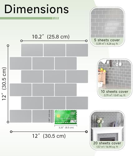 Yoillione Peel and Stick Backsplash - Image 2