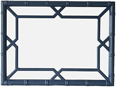 Bamboo-Look Solid Wood Window Pane Mirror 23" X 31" - Image 4
