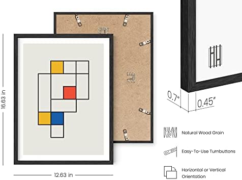 HAUS AND HUES Bauhaus Modern Mid Century Wall Art Print - Image 3