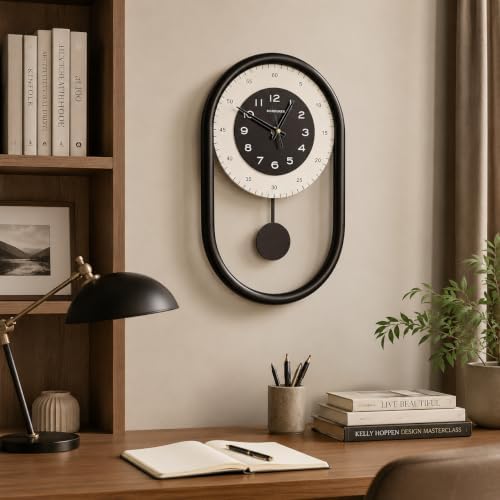 Modern Pendulum Wall Clock for Living Room Décor Kitchen Wall Clock - Image 5