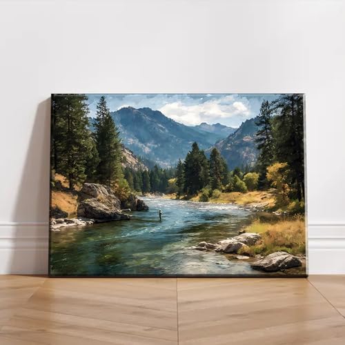 Serene Landscape Canvas Wall Art - Image 2