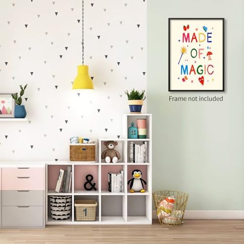 GO-SANTNN Whimsical Colorful Toddler Wall Art Trendy Cute Minimalist Kids - Image 3