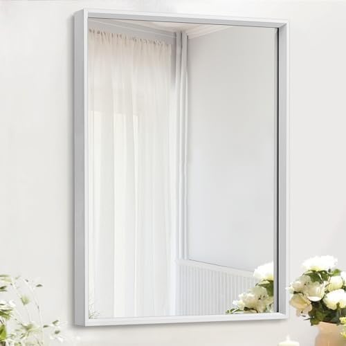 AAZZKANG Mirrors for Wall Rectangular Metal Frame Mirror for Farmhouse Bathroom by AAZZKANG