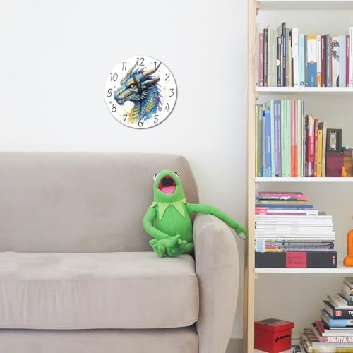 peacoblue Dragon Wall Clocks Battery Operated - Image 5
