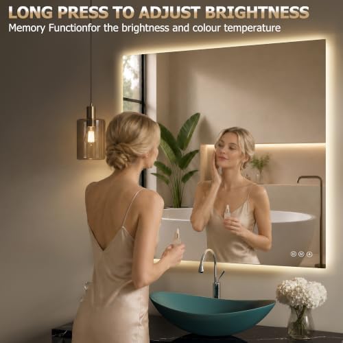 36"X36" LED Bathroom Mirror - Image 2