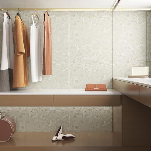 30"×118" Silk Embossed Wallpaper Peel and Stick Floral Wall Paper Stick and Peel - Image 3